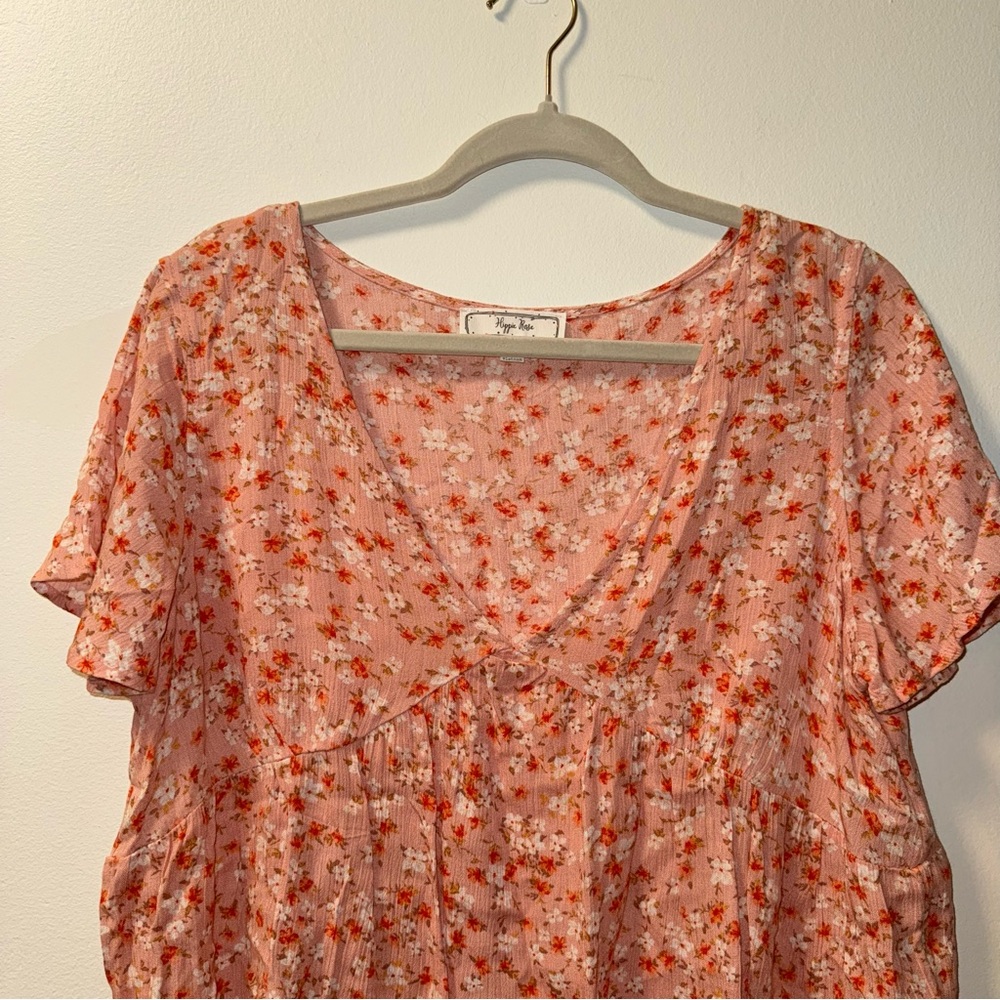 Floral Pink Women's Top